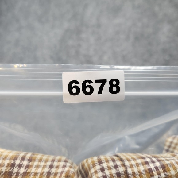 Vintage Filson Shirt Mens XL Brown Plaid Cotton Button Front Made Hong Kong 90s - Picture 8 of 8